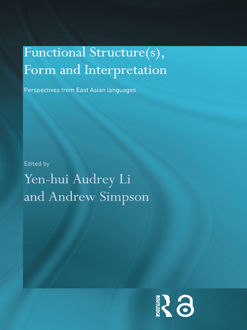תמונה של  Functional Structure(s), Form and Interpretation